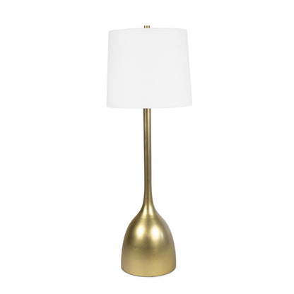 Logan Buffet Lamp - Natural Brass