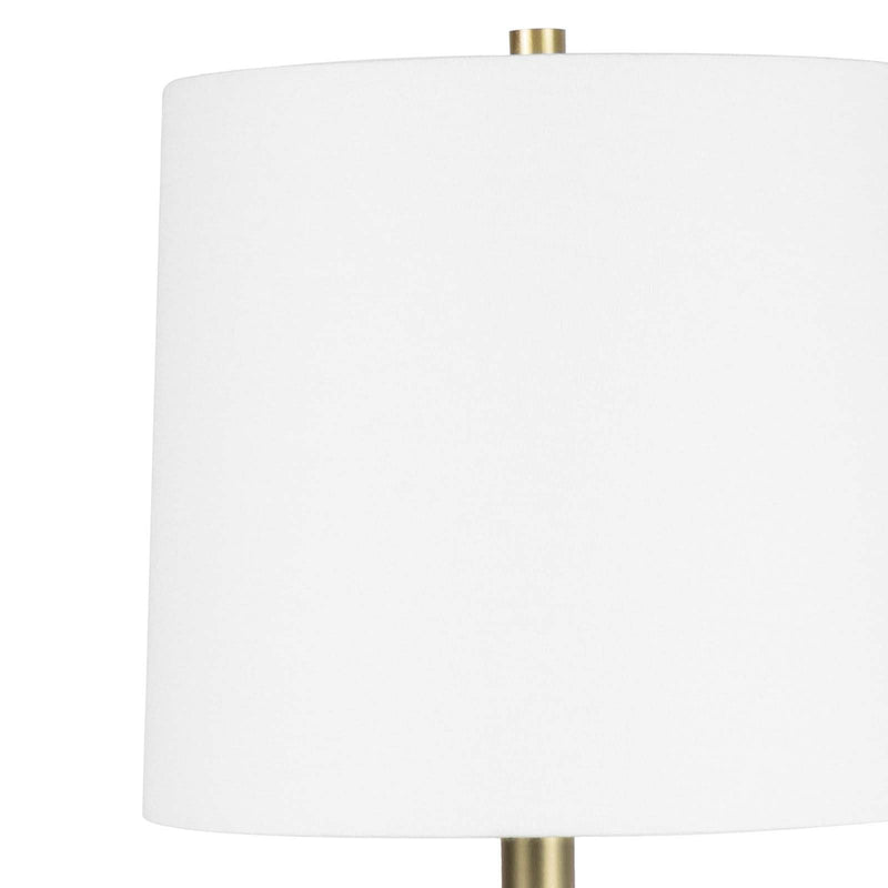 Logan Buffet Lamp - Natural Brass