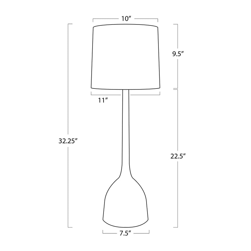Logan Buffet Lamp - Oil Rubbed Bronze