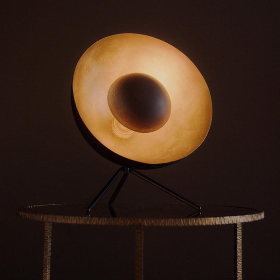 Sigmund Table Lamp - Black & Gold