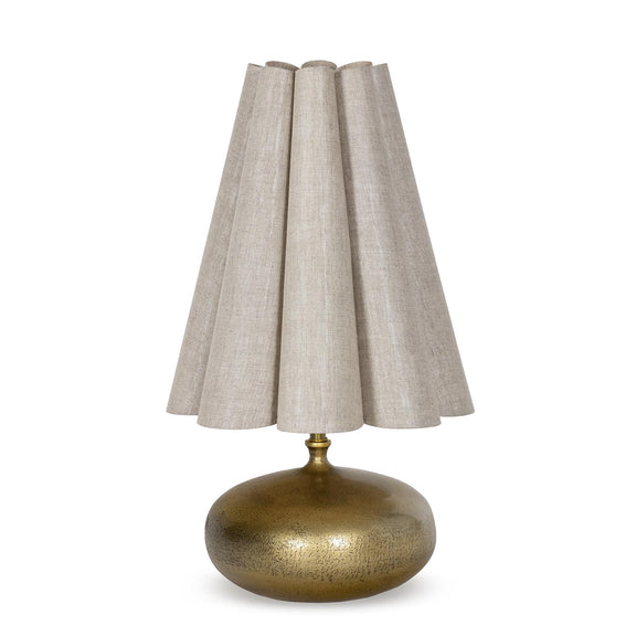 Cassidy Mini Lamp - Flax Linen Shade