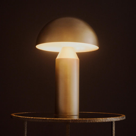 Apollo Table Lamp Small - Natural Brass
