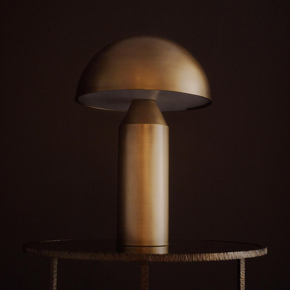 Apollo Table Lamp Small - Natural Brass