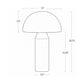 Apollo Table Lamp Small - Natural Brass