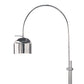 Arc Floor Lamp With Metal Shade - Polished Nickel