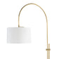 Arc Floor Lamp With Fabric Shade