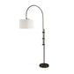 Arc Floor Lamp With Fabric Shade