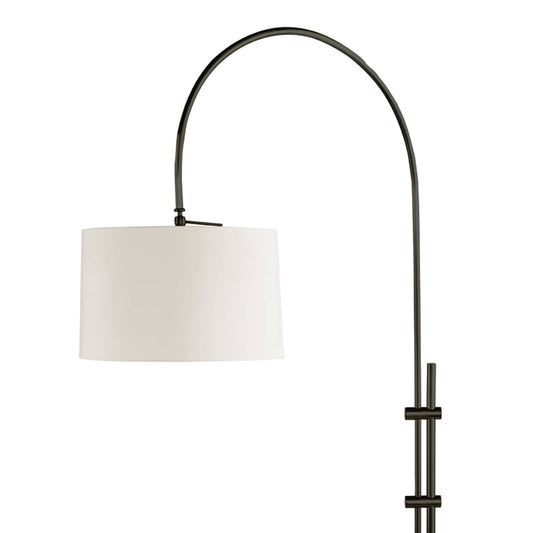 Arc Floor Lamp With Fabric Shade