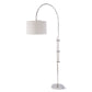 Arc Floor Lamp With Fabric Shade