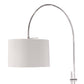 Arc Floor Lamp With Fabric Shade