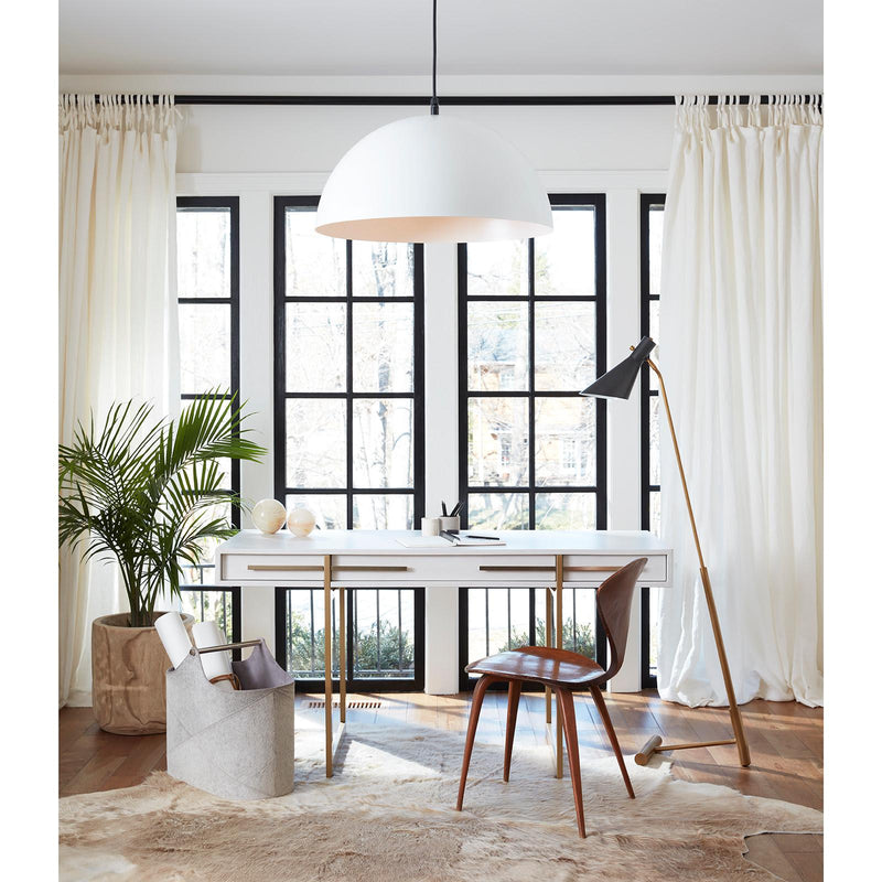 Spyder Floor Lamp - Blackened Brass & Natural Brass