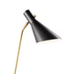Spyder Floor Lamp - Blackened Brass & Natural Brass