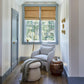 Spyder Floor Lamp - White & Natural Brass
