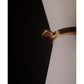 Gable Floor Lamp - Antique Natural Brass & Oyster Shade