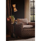 Gable Floor Lamp - Antique Natural Brass & Russet Shade