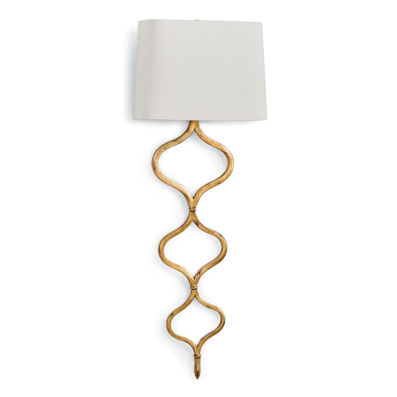 Sinuous Sconce - Gold Leaf