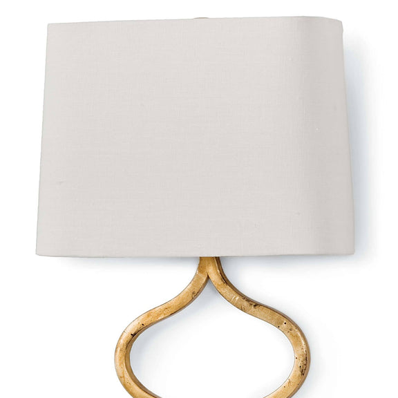 Sinuous Sconce - Gold Leaf
