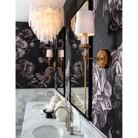 Clove Sconce Single - Antique Gold Leaf