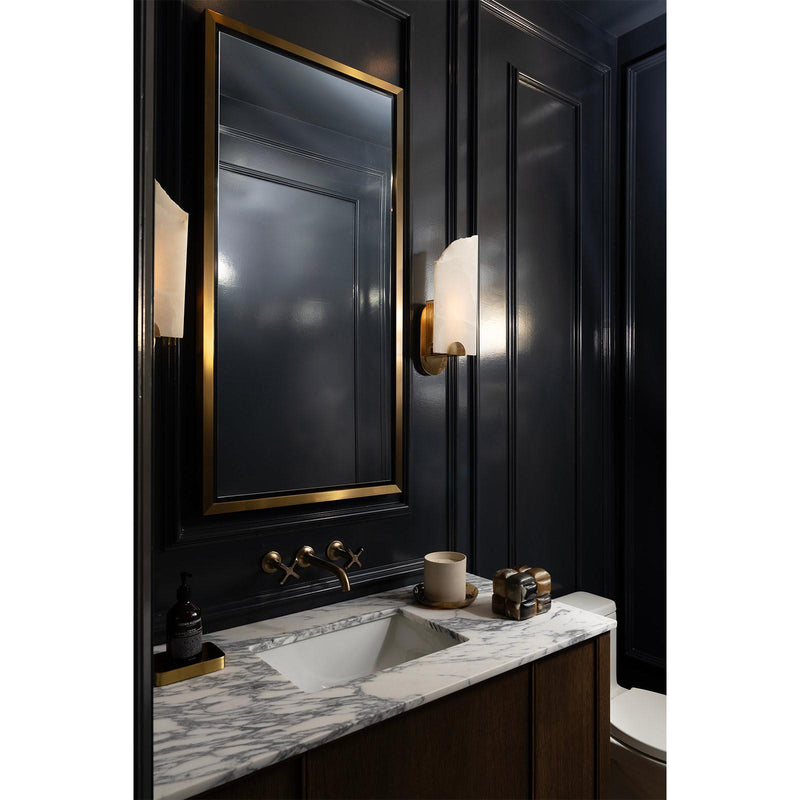 Jonah Alabaster Sconce - Natural Stone