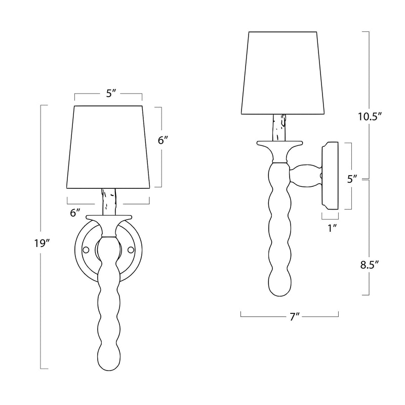Perennial Sconce - Natural