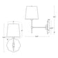 Mia Swing Arm Sconce