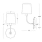 Camilla Bent Arm Sconce