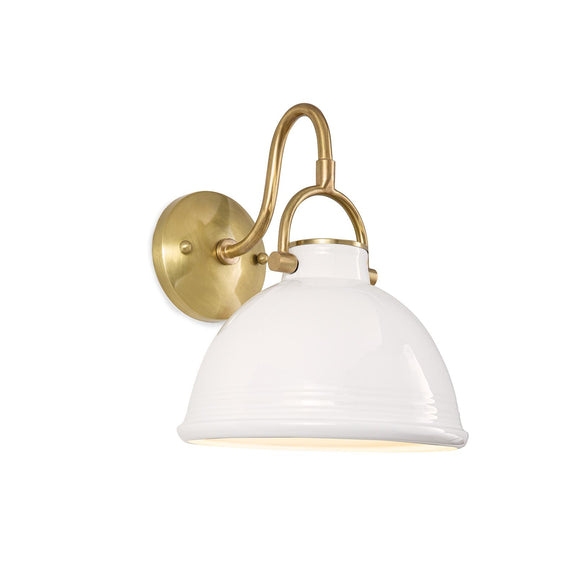 Eloise Ceramic Sconce - White