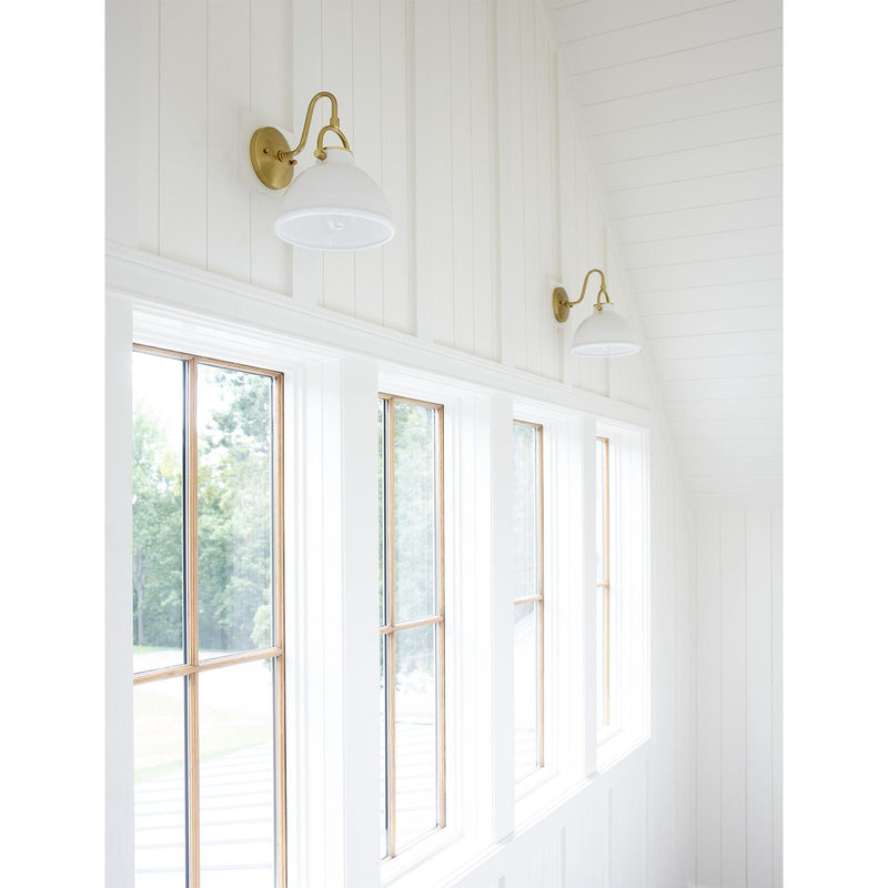 Eloise Ceramic Sconce - White