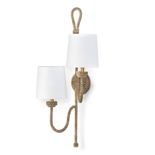 Bimini Sconce Double - Natural