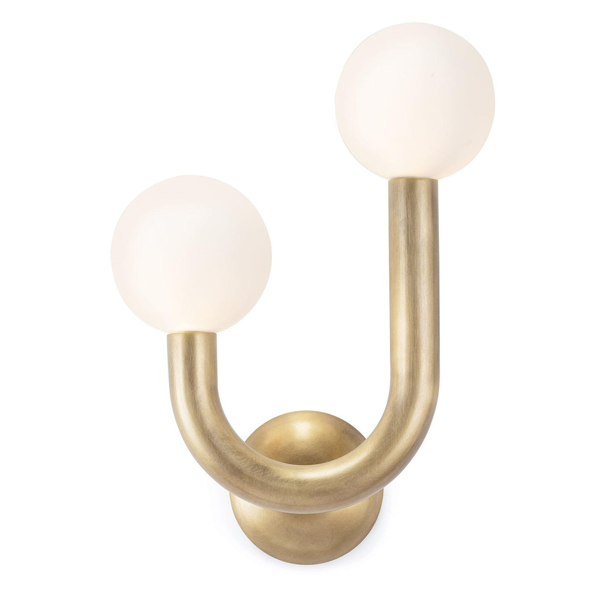 Happy Sconce - Natural Brass / Left Facing