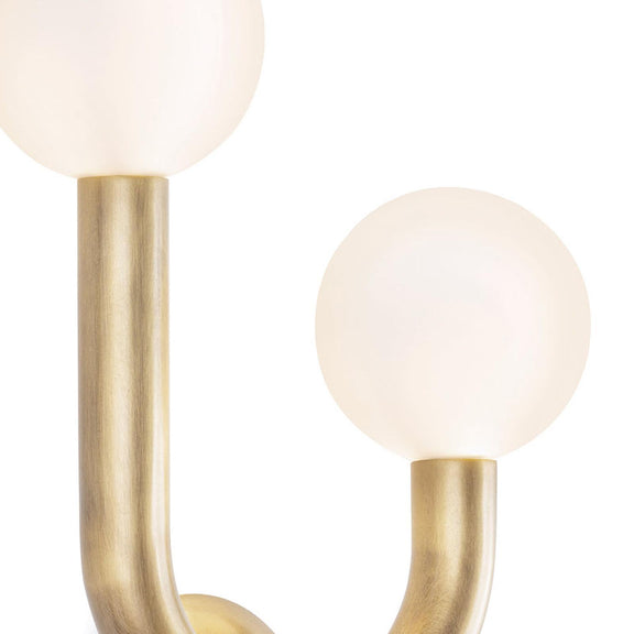 Happy Sconce - Natural Brass / Right Facing