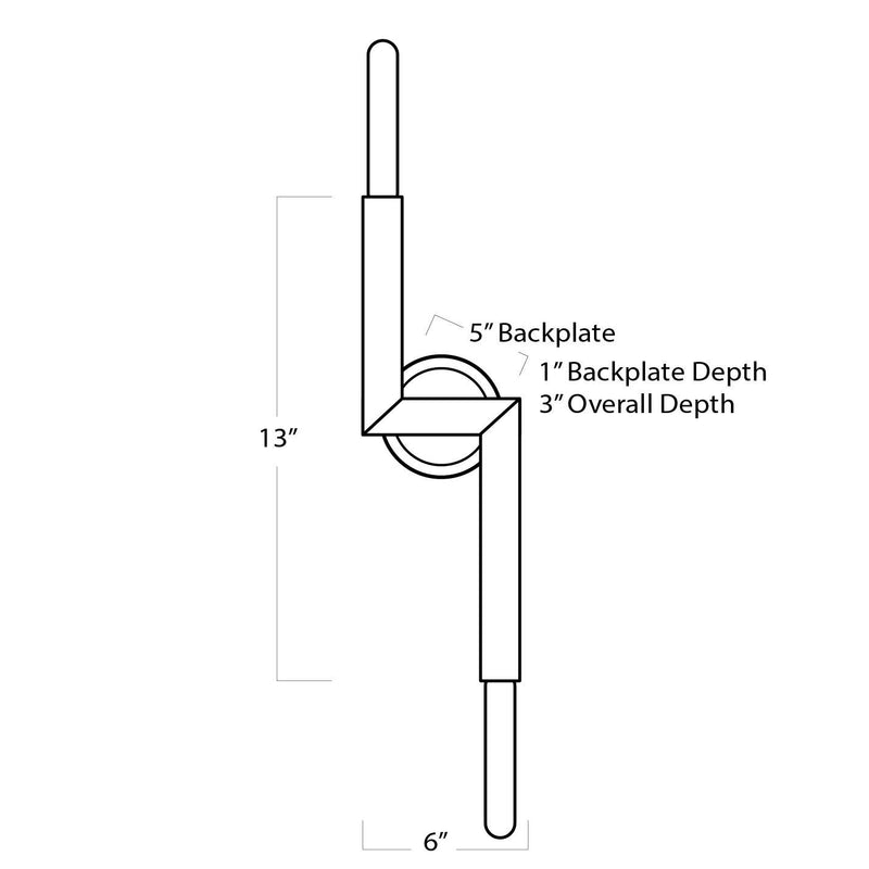 Wolfe Sconce - Polished Nickel