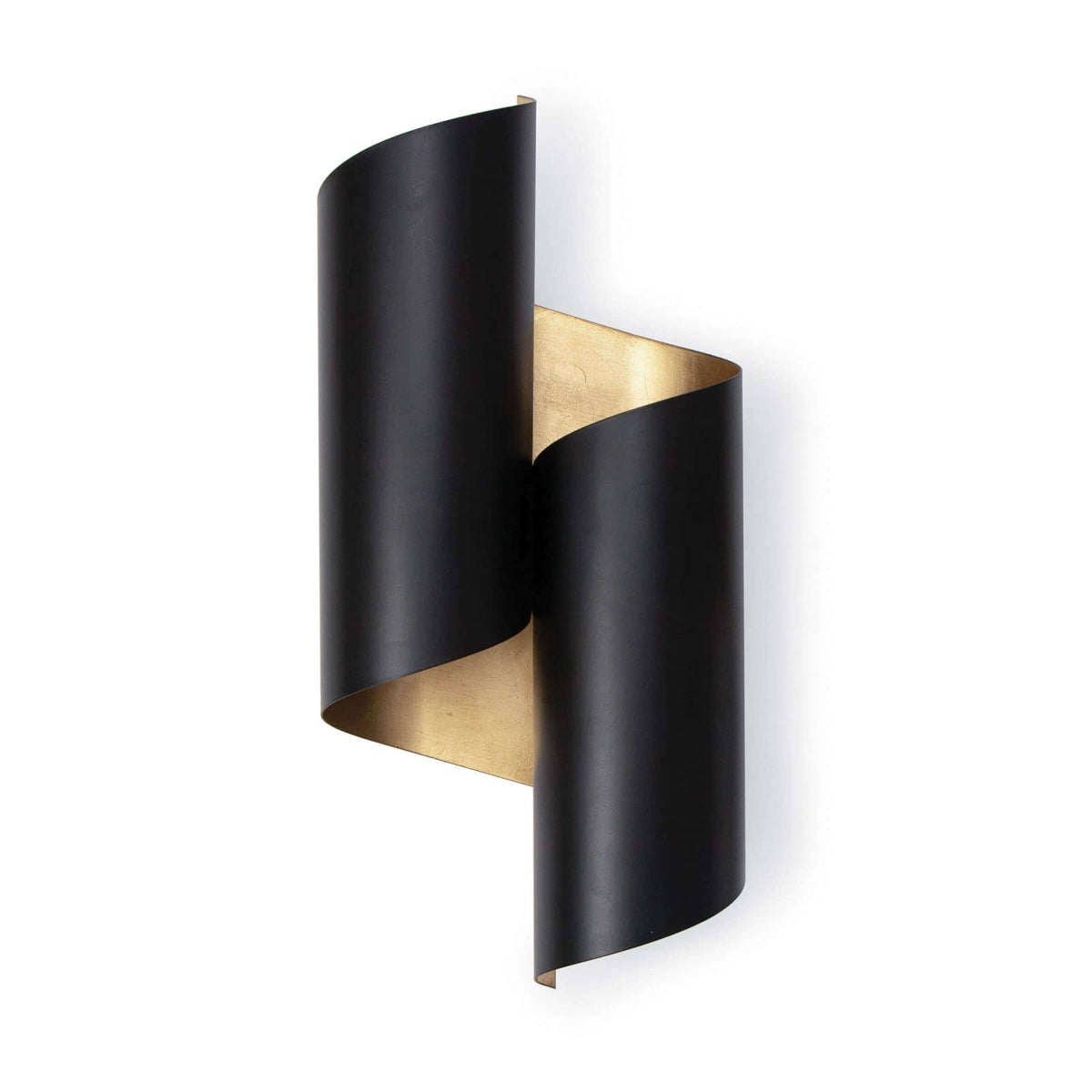 Folio Sconce - Black & Gold