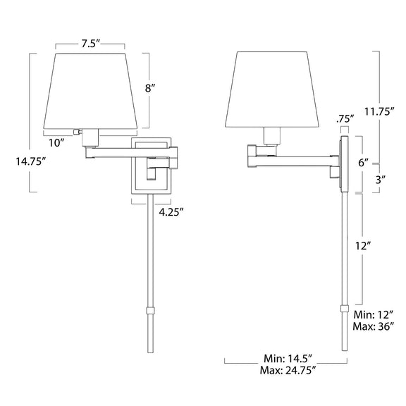Virtue Sconce - Oil Rubbed Bronze
