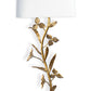 Trillium Shaded Sconce - Antique Gold Leaf