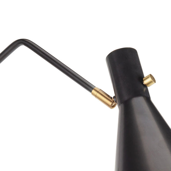Spyder Single Arm Sconce - Blackened Brass & Natural Brass