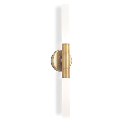 Wick Hilo Sconce - Natural Brass
