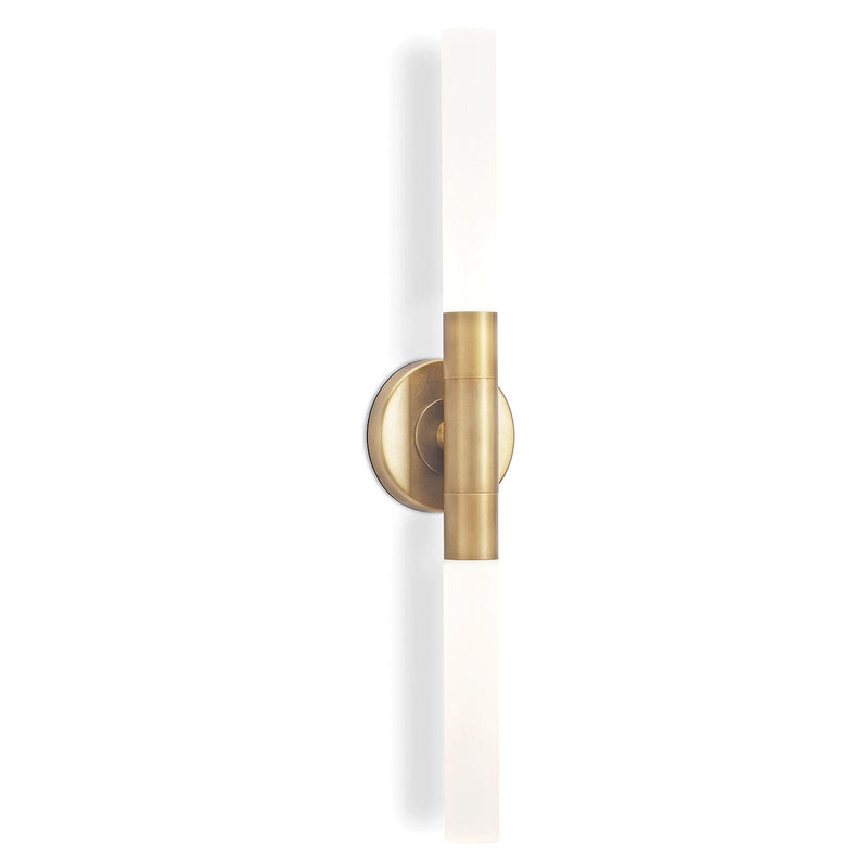 Wick Hilo Sconce - Natural Brass