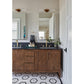 Wick Hilo Sconce - Natural Brass
