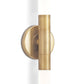 Wick Hilo Sconce - Natural Brass