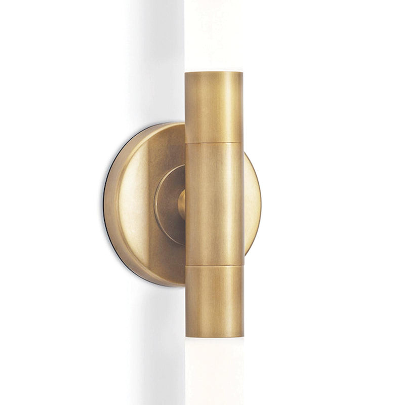 Wick Hilo Sconce - Natural Brass