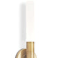 Wick Hilo Sconce - Natural Brass