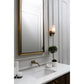 Salon Sconce Single - Natural Brass