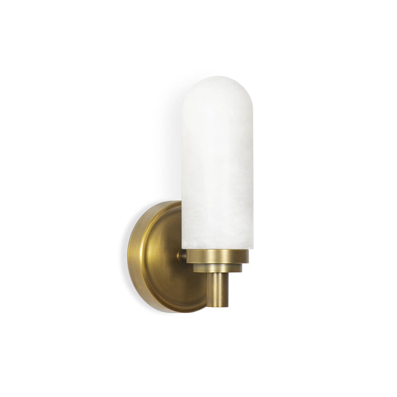 Salon Sconce Single - Natural Brass