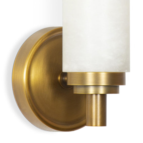 Salon Sconce Single - Natural Brass