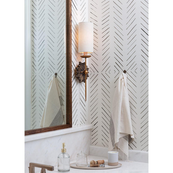 Louis Sconce Single - Antique Gold