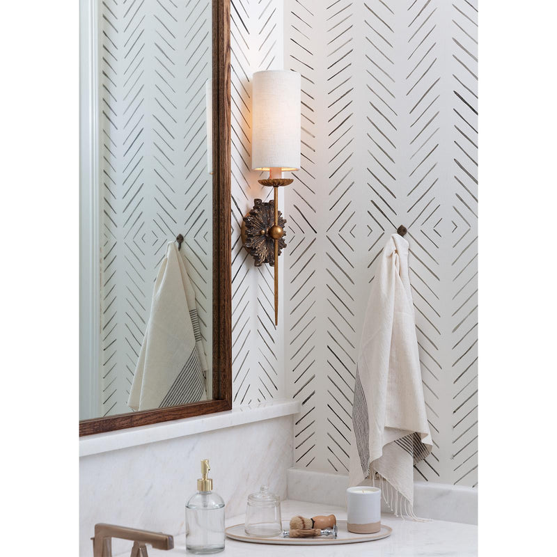Louis Sconce Single - Antique Gold
