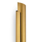 Flute Sconce - Natural Brass
