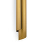 Flute Sconce - Natural Brass
