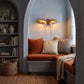 Keaton Sconce Double - Natural Brass
